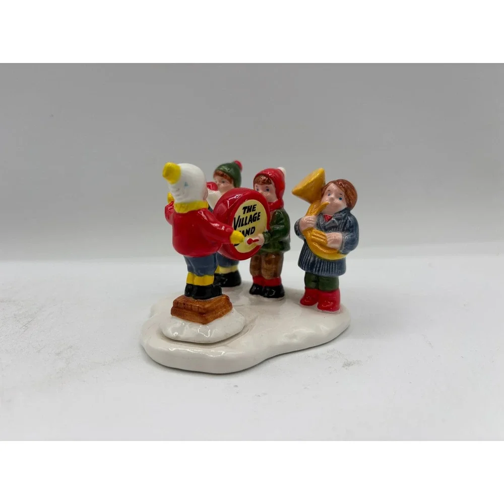 Department 56 1987 Vintage Original Snow Village Children in Band 5104-7 Retired